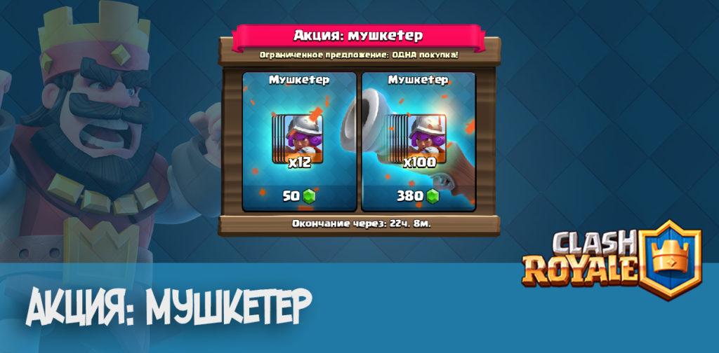 Акция: Мушкетер
