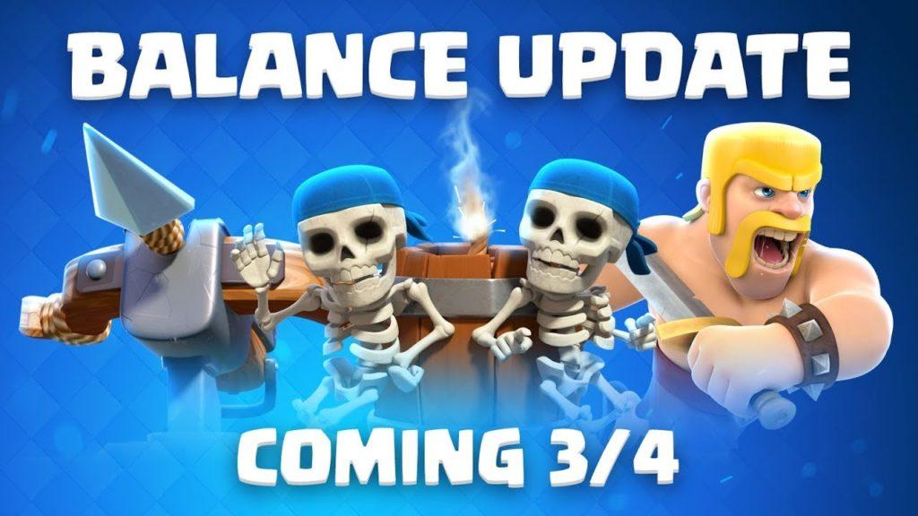 Изменение баланса в Clash Royale (4 марта 2019)