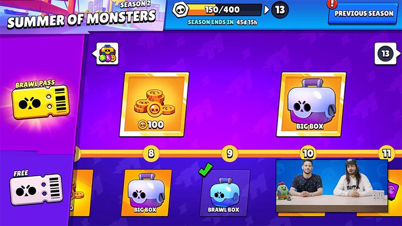 Сбор наград в любом порядке в Brawl Pass