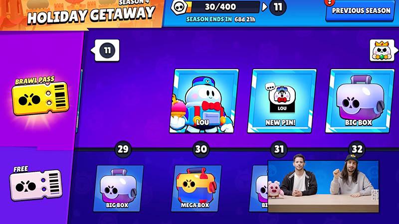 Хроматический бойца не 30-м уровне Brawl Pass
