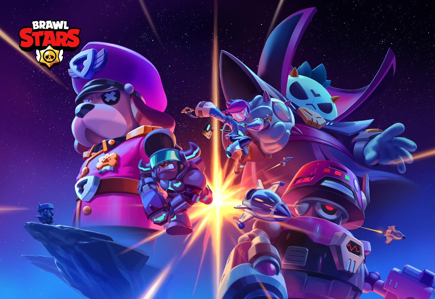 Космический загрузочный экран в Brawl Stars