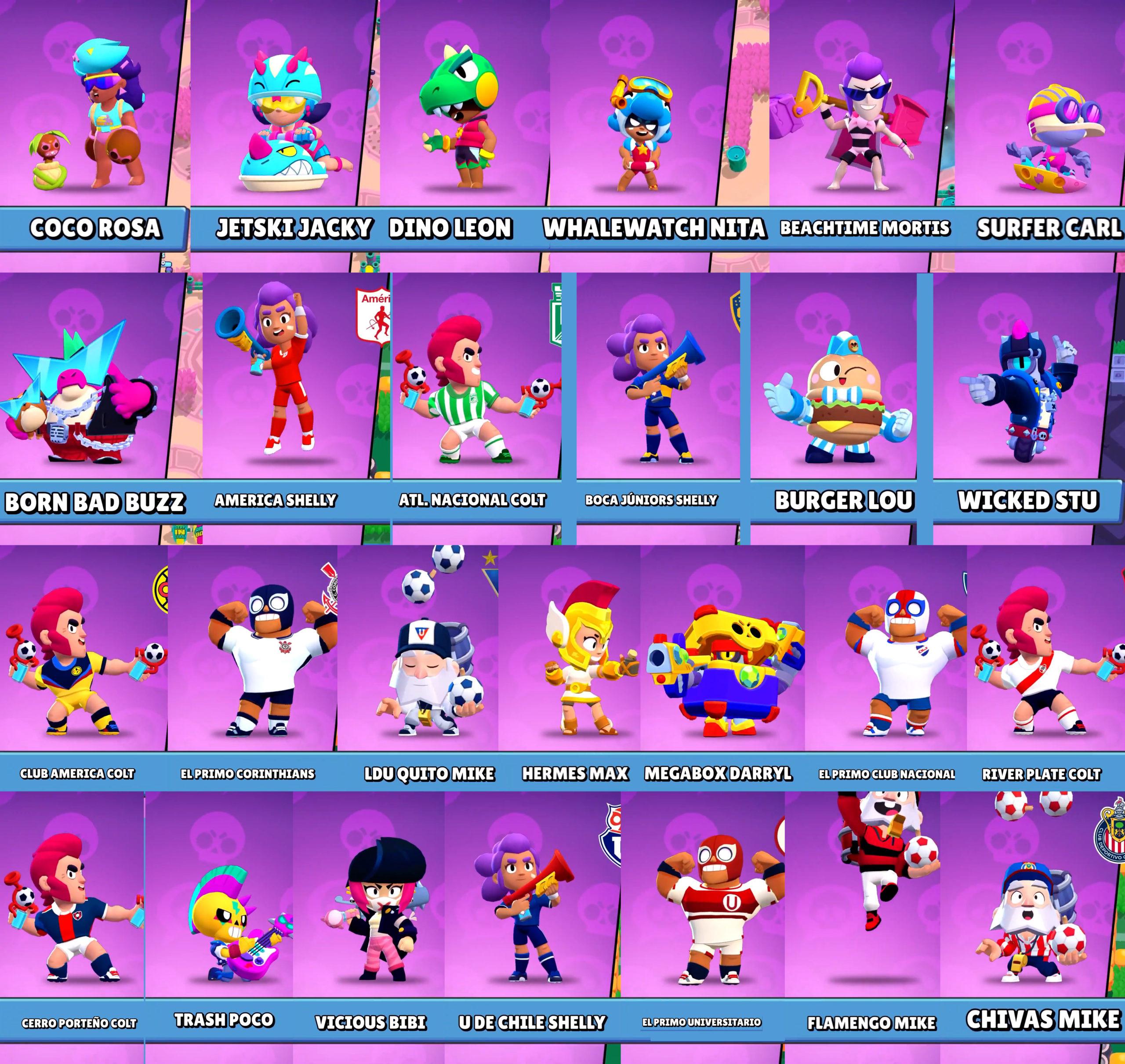Новые скины в Brawl Stars