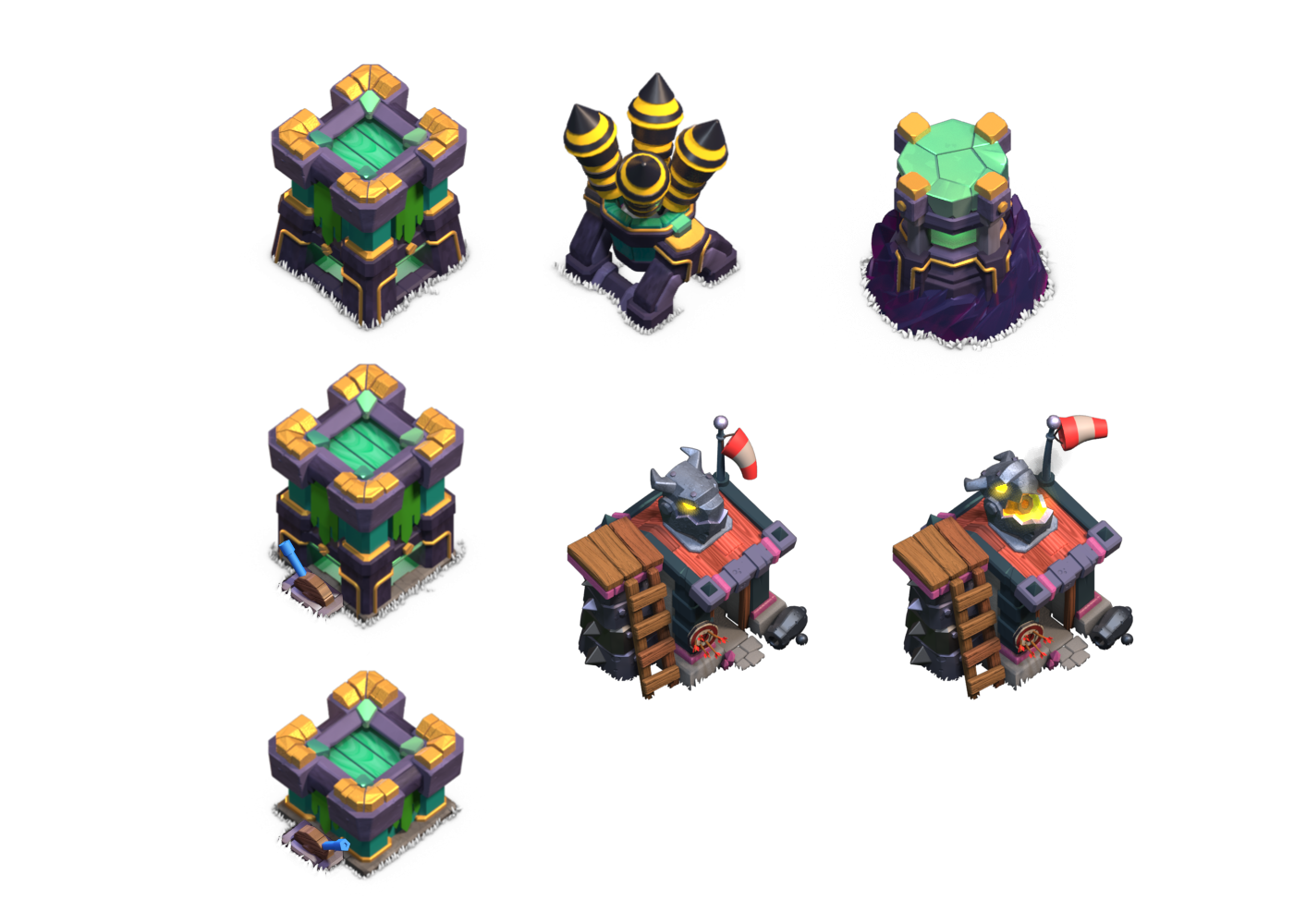 Новые уровни зданий в Clash of Clans