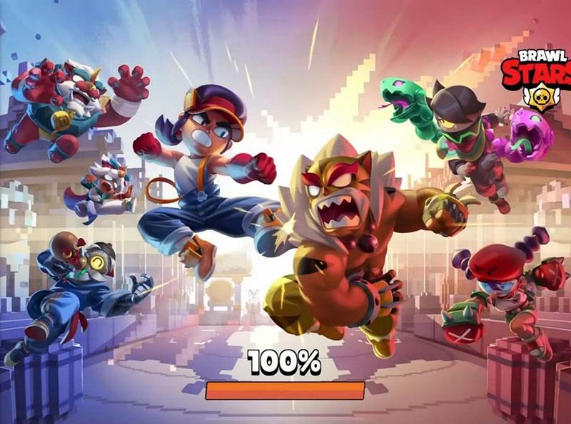 Декабрьский загрузочный экран в Brawl Stars