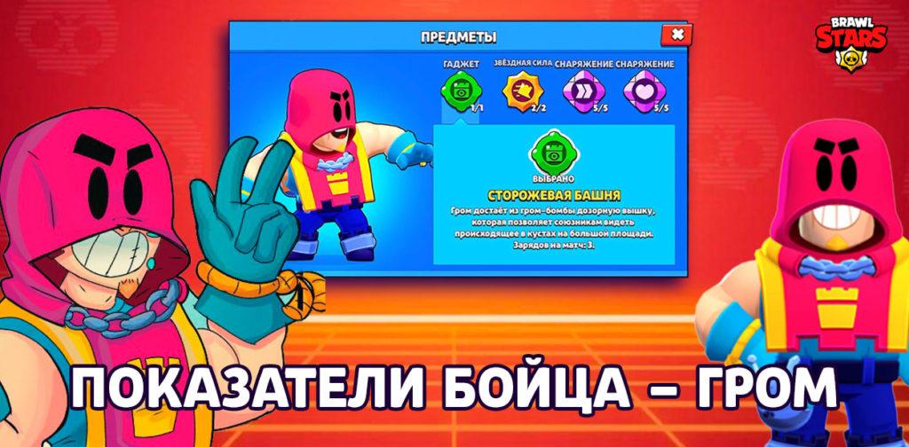 Гром – новый бравлер в Brawl Stars