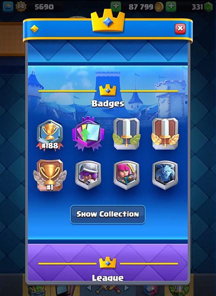 Обновление профиля в Clash Royale