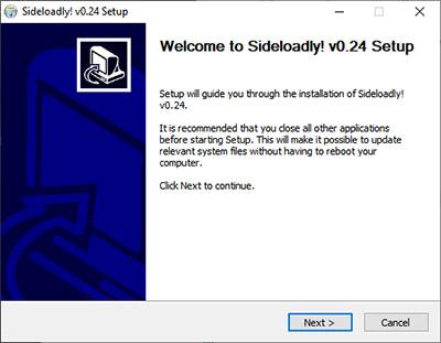 Установка Sideloadly