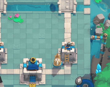 Геймплей Монаха в Clash Royale