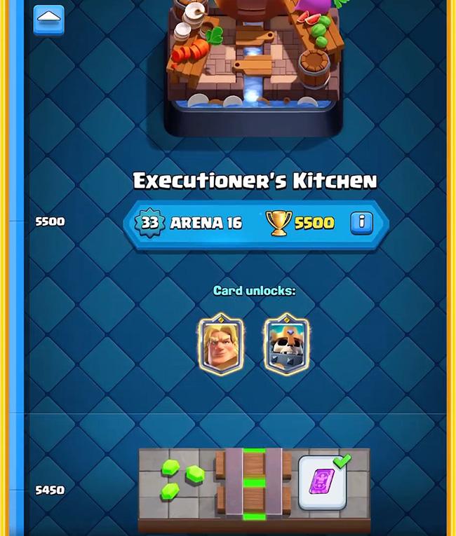 Открыть чемпионов на 16 арене в Clash Royale