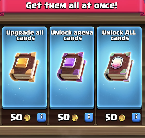 Unlock Upgrade Card Nulls Royale